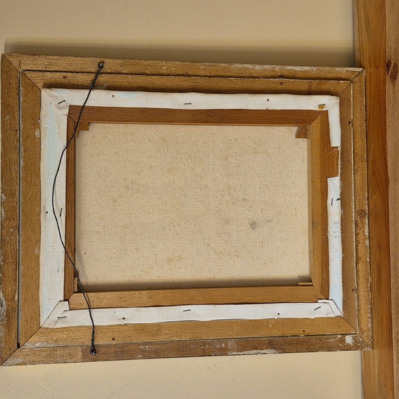 Vintage P.G. Tiele Oil on Canvas Painting - Nautical Boats in Harbor - Picture 8 of 9